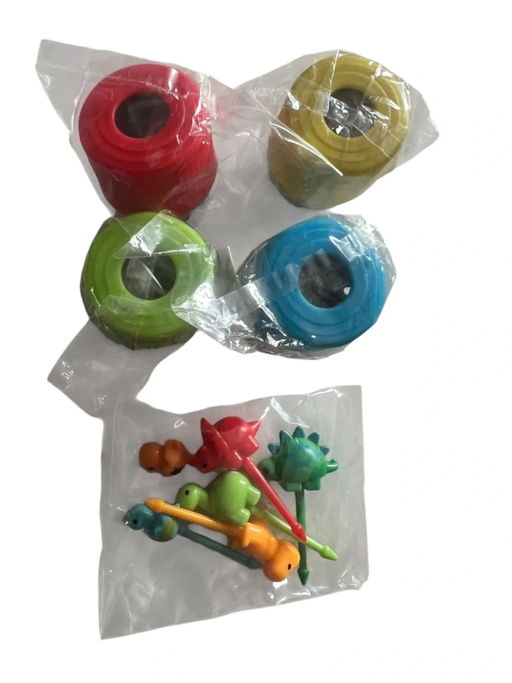 Mini Cookie Cutters & Reusable Toothpicks - Heart, Mickey Mouse, Circle & Star